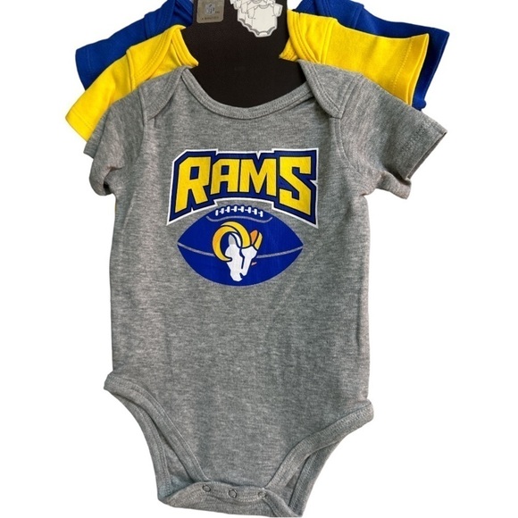 BABY Bundle 3-Pack Creepers Set & Detriot Tigers Onesie 3-6 mo NFL MLB Baby NWT - Picture 4 of 13